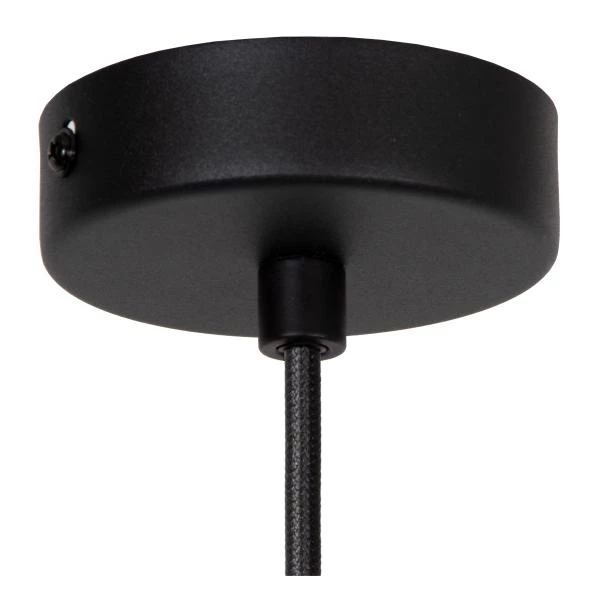 Lucide EVORA - Hanglamp - Ø 10 cm - 1xGU10 - Zwart - detail 3